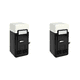 thumbnail image 1 of 2uds. Refrigerador eléctrico USB portátil Mini refrigerador de bebidas para autos (negro), 1 of 2
