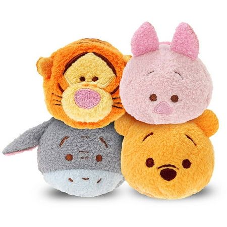 Disney Mini Tsum Tsum Winnie the Pooh 4-Piece Plush Set - Walmart.com