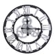 thumbnail image 1 of Reloj de pared Rústico 3D NikouMX decoración vintage de Madera 80 cm plata, 1 of 8