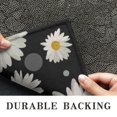 thumbnail image 6 of Black White Flower Pattern Door Rugs,Washable Non Slip Door Mats Indoor,Decorative Door Mats,Entry Mat Indoor for Entrance,Bedroom,Kitchen,Bathroom,20"x32", 6 of 6