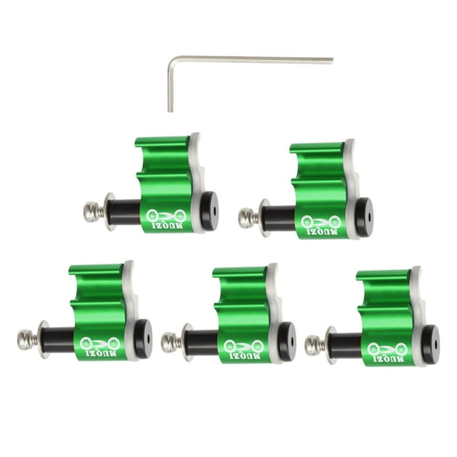 koolsoo 5 Pcs Guide-Câble Alliage d'Aluminium Support de Ligne de Frein de Vélo pour Vélo de Route Vert