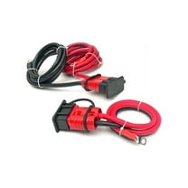 Rough Country Quick Disconnect Winch Power Cable | 7 FT - RS107