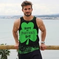 thumbnail image 6 of Pofeuu St Patrick's day Print Men's Workout Tank Tops Sleeveless Muscle Gym Shirt Quick Dry -Large, 6 of 7
