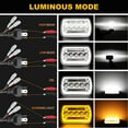 thumbnail image 4 of Pair 5x7 7x6 inch LED Car Headlights Hi-Lo Beam DRL, 4 of 7