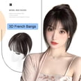 thumbnail image 5 of Perruque à Frange Couvrante Invisible avec Pince à Cheveux Frange Synthétique Respirante Mode Pièce de Perruque Usage Quotidien, 5 of 5