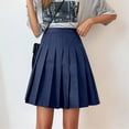 thumbnail image 2 of YUEHUA Girls Pleated Mini Skirt, High Waist A-Line Skater Skirt, Casual School Uniform Tennis Skirt for Summer Daily Party Wear, 2 of 5