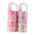 thumbnail image 3 of Juego de 12 Rollos de Cinta Washi para Envolver Regalos, Manualidades Y Decoraciones para Fiestas., 3 of 9