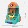 thumbnail image 3 of Machine Miniature pour Enfants Jeu de Fusée Dessin Animé Casse-Tête Interactif Jouet de Table, 3 of 7