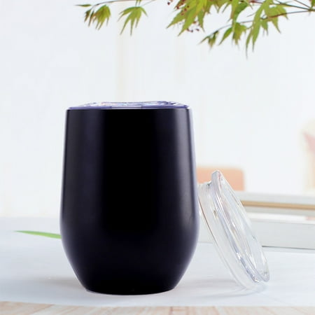 

Ikohbadg 360ml Stainless Steel Vacuum Insulated Tumbler - Coffee Travel Mug with Lid - Vacuum Cup for Keeping Hot/Iced Coffee Tea and Beer Cold