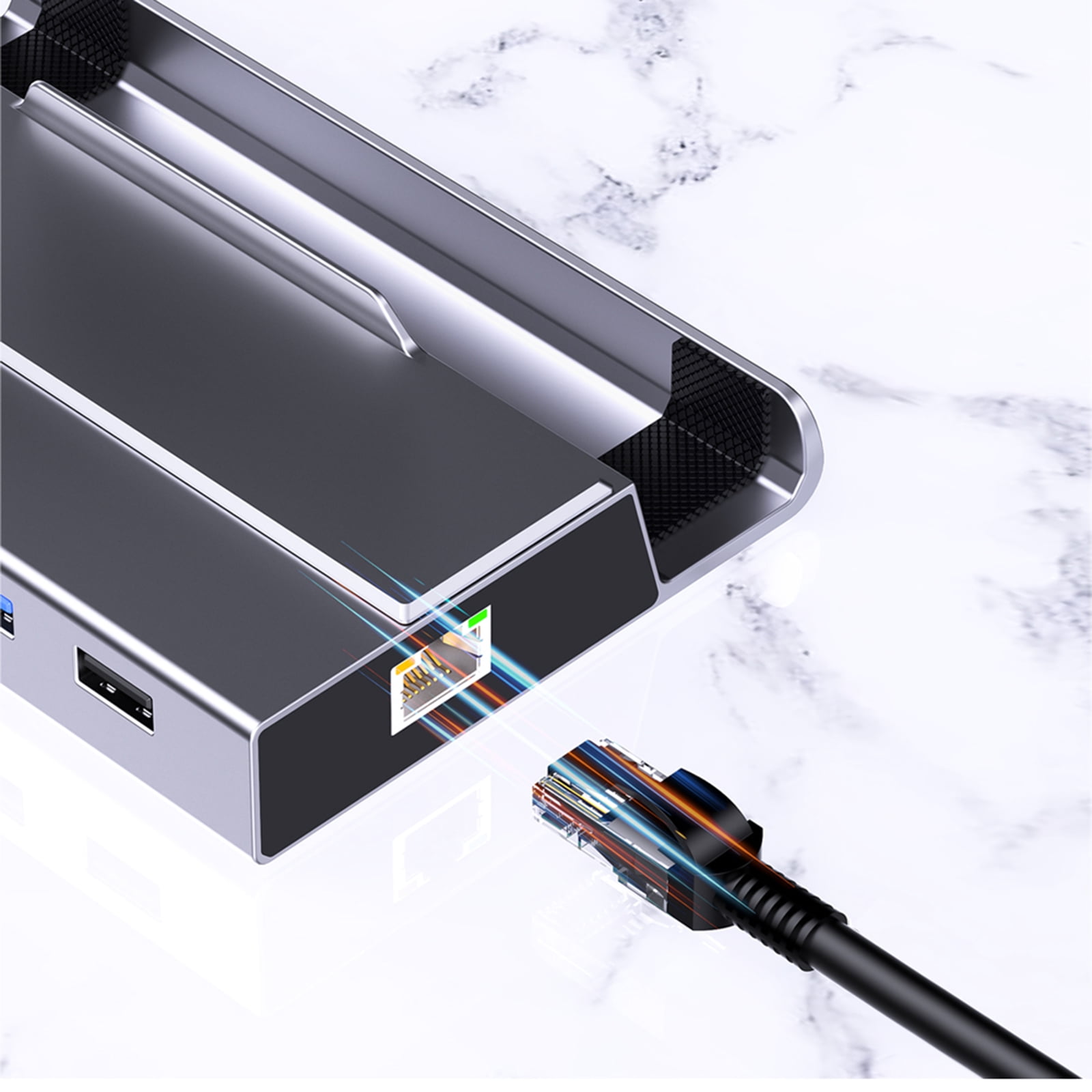 7in 1 Docking Station for X/SteamDeck with HDMI2.0 USB Port and Gigabit Ethernet Port
