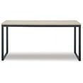 thumbnail image 3 of Signature Design by Ashley Contemporary Waylowe 63" Home Office Desk  Natural/Black, 3 of 6