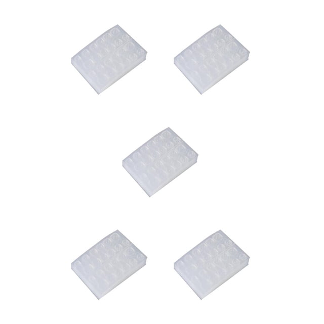 Seitruly Paquete de 50 pestañas para uñas, accesorios de bricolaje para mujeres, grifo adhesivo de doble cara, suministros de manicura de Type2