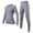AA-Gray, variant on Womens Thermal Underwear Sets Long Johns and Long Sleeve Workout Tops 2 Piece Outfits Winter Base Layer Skiing Snow Suits Gray XS
