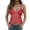 a-Red18749, variant on Womens Polka Dot Sleeveless Halter Neck Crop Top Slim Fit V Neck Front Tie Top For Summer Beach Party Daily Casual Wear Red S
