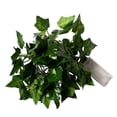 thumbnail image 2 of Ywbawe - Hiedra de alambre de cobre de 78,7 y 196,85 pulgadas con hojas verdes artificiales de ratán y luces LED. Decoración navideña para patio al aire libre, luces para jardín y fiestas. Ofertas de, 2 of 8
