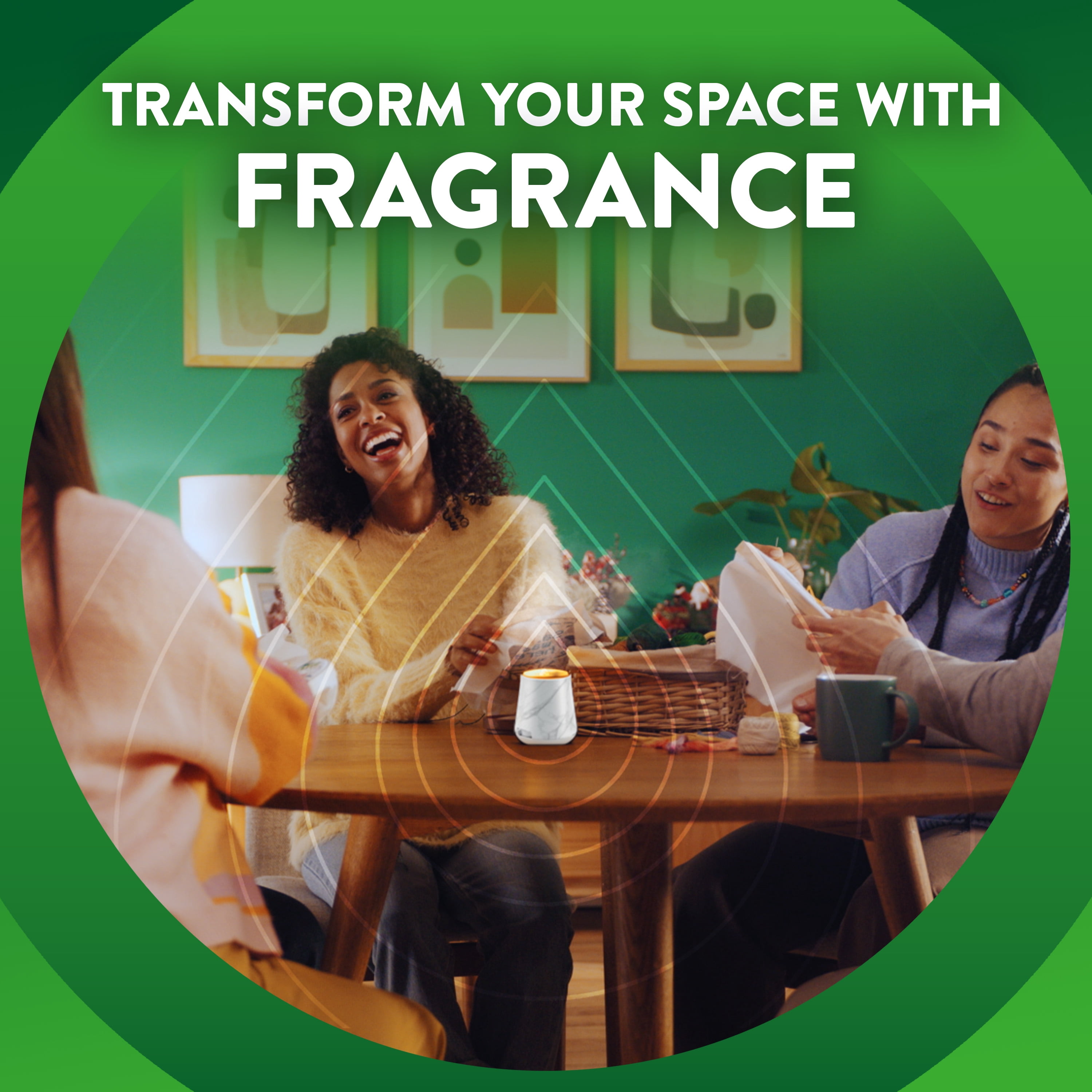 Air Wick Essential Mist Cordless Oil Diffuser, Air Freshener, Marble