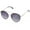 Light Gray, variant on Mirrored Sunglasses with Case for Women, Vintage Lady UV Protection Driving Sun Glasses
