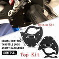 thumbnail image 2 of Adjustable Universal Motorcycle Cruise Control Throttle Locks, Motorcycle Cruise Control Throttle Assist, Throttle Lock for Most Motorcycles, Black(Bottom), 2 of 7