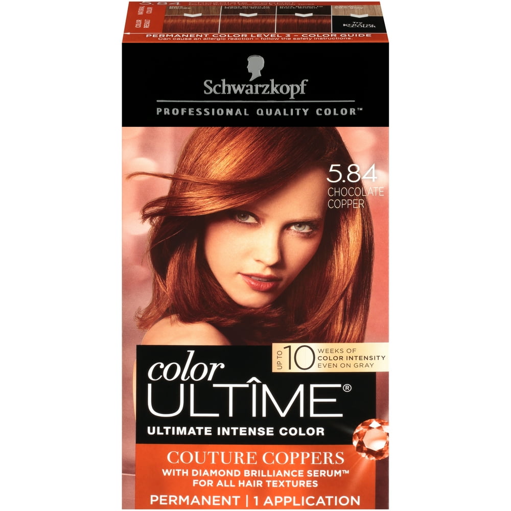 Schwarzkopf Color Ultime Permanent Hair Color Cream, 5.84 Chocolate