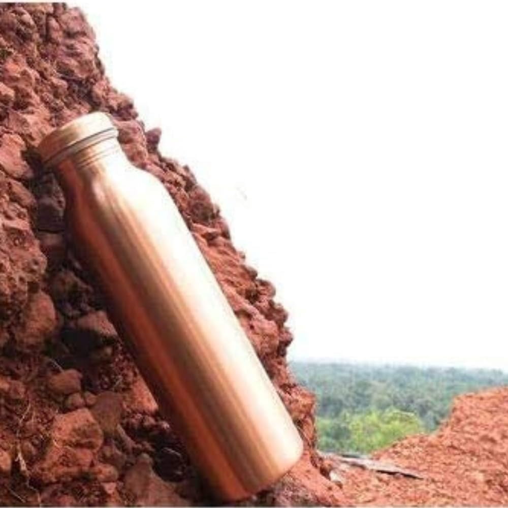 Pure Copper Bottle With Leak Proof Contains Ayurveda Health Benefits For Drinking Water Bottle 1000 Ml