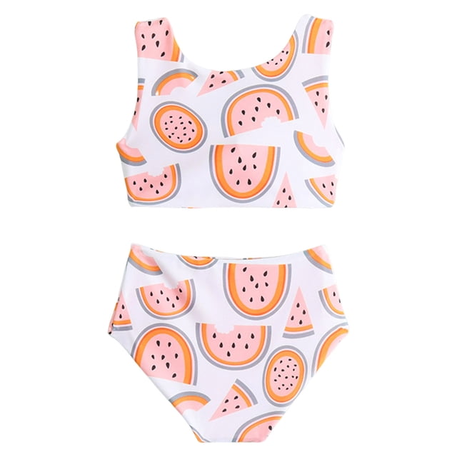 Swimsuit Two Piece Bikini Sets Teen Bathing Suit Swimwear Summer 6-12 Months