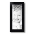 thumbnail image 2 of ArtToFrames 5" x 12" Satin Black Picture Frame, 5x12 inch Black Wood Poster Frame (WOM-1451), 2 of 8