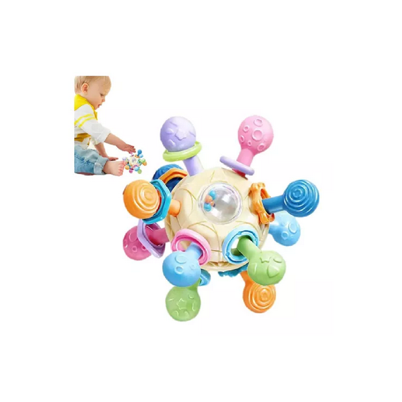 Juguete Sonaja Mordedera Estimulación Sensorial Dentición Bo