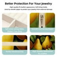 thumbnail image 3 of Thanksgiving Pear Travel Portable Square Display Case: Earring and Necklace Organizer - Ideal for Girls and Women, 3 of 6