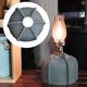 thumbnail image 2 of Tanque de gas Cilindro Almacenamiento Camping al aire libre Cubierta de bote Accesorios Camping Gris Azul 11x14.5cm, 2 of 9