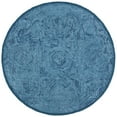 thumbnail image 4 of SAFAVIEH Ikat Collection IKT506N Handmade Dark Blue Rug, 4 of 8