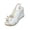 White, variant on Women's Peep Toe Wedge Heels Slingback Platform High Pumps Summer Party 2026 Dress Shoes Casual Sandals Red 35(US-5)