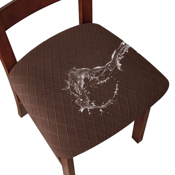Fundas de asiento para sillas de comedor Bewildely 4 unidades
