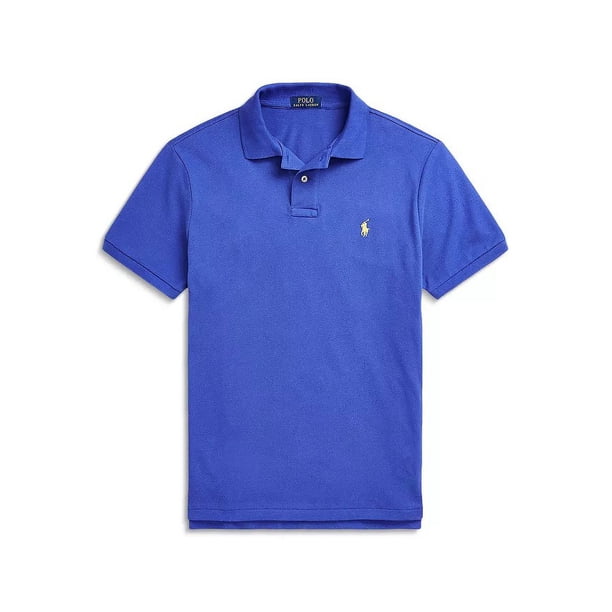 Polo Ralph Lauren Men Slim fit Short Sleeve Polo Shirt XXL Blue