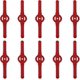 thumbnail image 1 of Cuchilla cortadora de plástico Sincero 10 piezas Reemplazo para el juego de herramientas cortadoras de césped inalámbricas rojo, 1 of 5