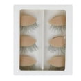 thumbnail image 2 of Silicone Training Mannequin Head, Realistic Eyelid Eyelash Extension Practice Head Model for Training Beginners Makeup Tools Massage Practice , Caja de ojos de café Caja de café para párpados Baoblaze Cabeza de maniquí, 2 of 8