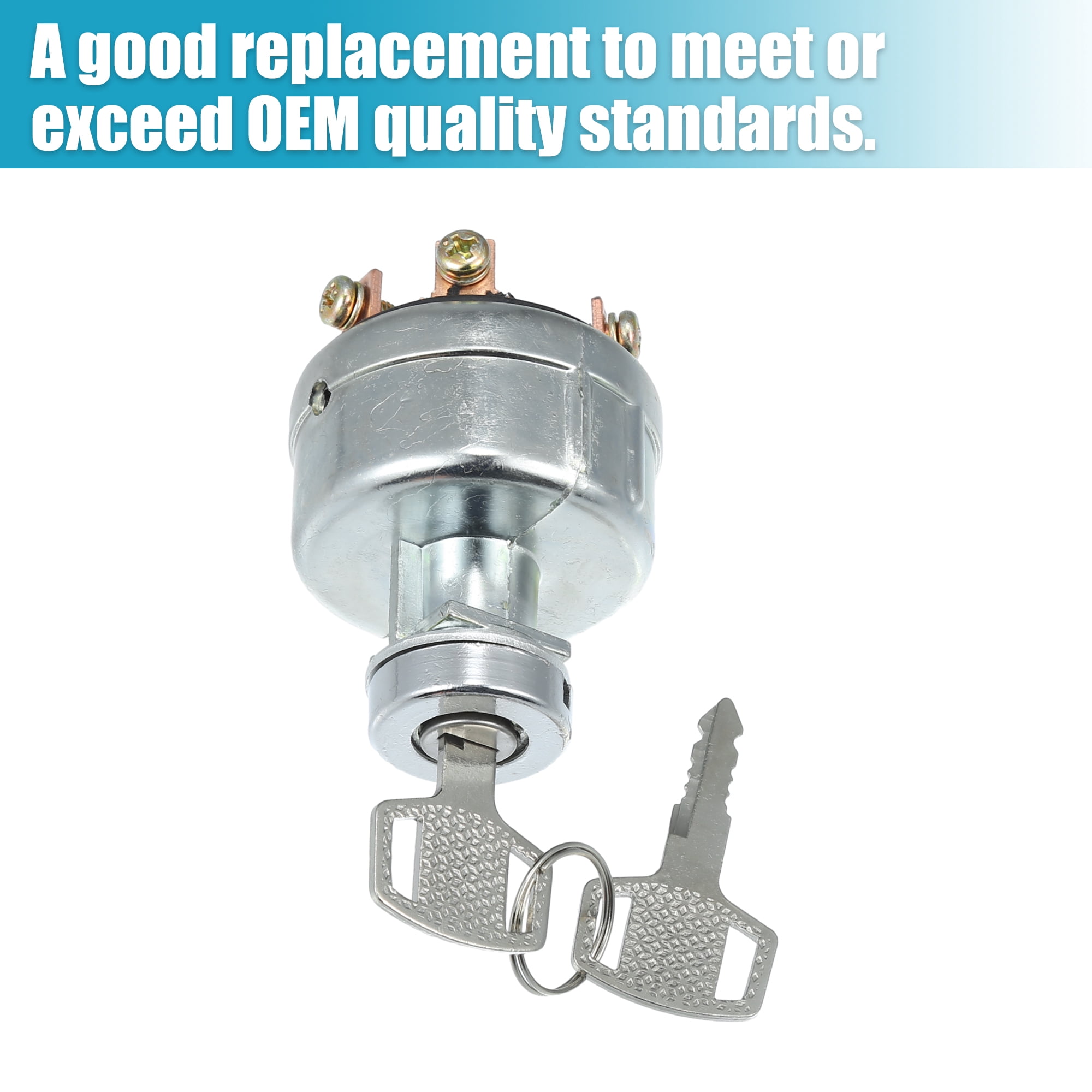 Unique Bargains Ignition Lock Cylinder with Keys for Mitsubishi D1300 D1500 D1650