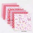 thumbnail image 3 of Bovemsi Clearance Red 25*25cm 7PC Patchwork Cloth Group Cloth Small Floral Handmade Diy Cotton Cloth Small Head Cloth, 3 of 3