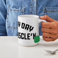 thumbnail image 4 of CafePress - Everyday I'm Muscle'n - 15 oz Ceramic Large White Novelty Mug, 4 of 6
