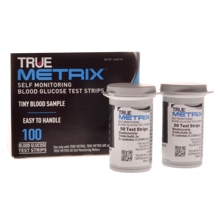 TRUE METRIX Self Monitoring Blood Glucose Test Strips, 100 Count
