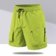 thumbnail image 4 of pstuiky Pantalones cortos para hombre, Pantalones cortos de trabajo de pierna recta, holgados y cómodos, de color liso, a la moda para hombre Pantalones cortos cargo, 4 of 5