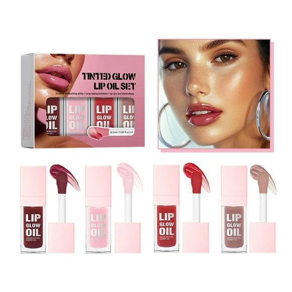 Xihbxyly Set de Bálsamo Labial, Bálsamo Hidratante Suave, Hidratante Reparador y Calmante, Tratamiento Labial Iluminador y Suavizante, Práctico para Viajes de Uso Diario, Empaque Ideal para Regalo.