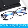 thumbnail image 1 of Espejo plano de moda con marco para gafas con protección contra la luz azul 3028, marco artístico retro, marco pequeño para gafas, 1 of 5