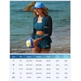 thumbnail image 2 of Traje de baño de 3 piezas Rash Guard Kate Kasin para mujer UPF 50+, 2 of 2