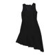 thumbnail image 1 of bar III Vestido asimétrico casual para mujer, negro, extra pequeño, 1 of 2