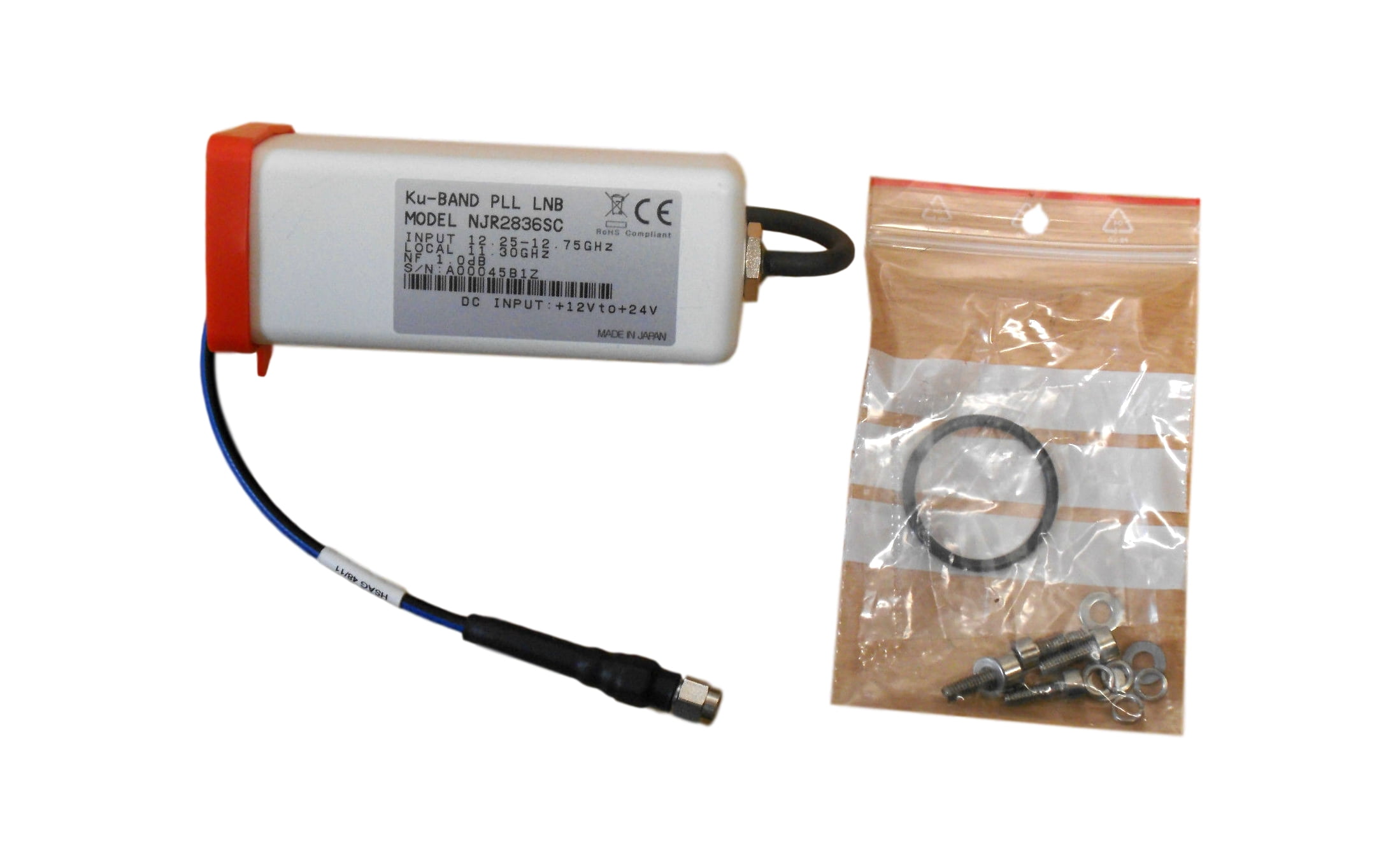 Rockwell Collins P3092 Ku Band Pll Lnb Njr26sc Input 12 25 12 75 Ghz Walmart Com Walmart Com