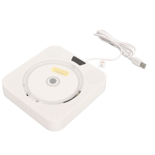 Reproductor de CD de pared, Reproductor de CD de pared Bluetooth Reproductor de CD portátil Reproductor de CD de pared Bluetooth Diseño a prueba de futuro