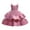 Pink, variant on HBFAGFB Formal Dress Girls Fashion Children's Bow Knot Lace Mesh Skirt Wedding Dresses Sky Blue Size 130
