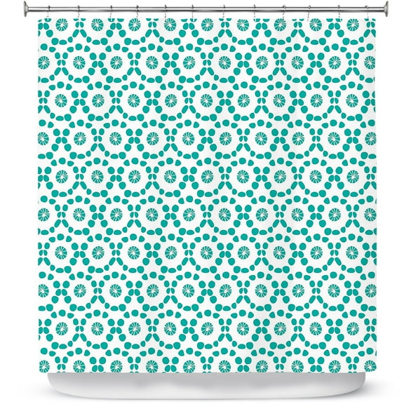 Shower Curtains 70" x 93" from DiaNoche Designs by Traci Nichole Design Studio - Alveopora A