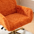 thumbnail image 5 of Adjustable Rebound Strength/Bedroom Vanity Chair/Comfy Alpaca Wool Seating, 5 of 7