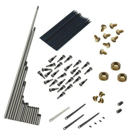 

ELENXS Pack of 94 Alto Sax Set Screws Spring Repairing Key Shaft DIY Saxophone Replacement Part Presents for Professional Musician